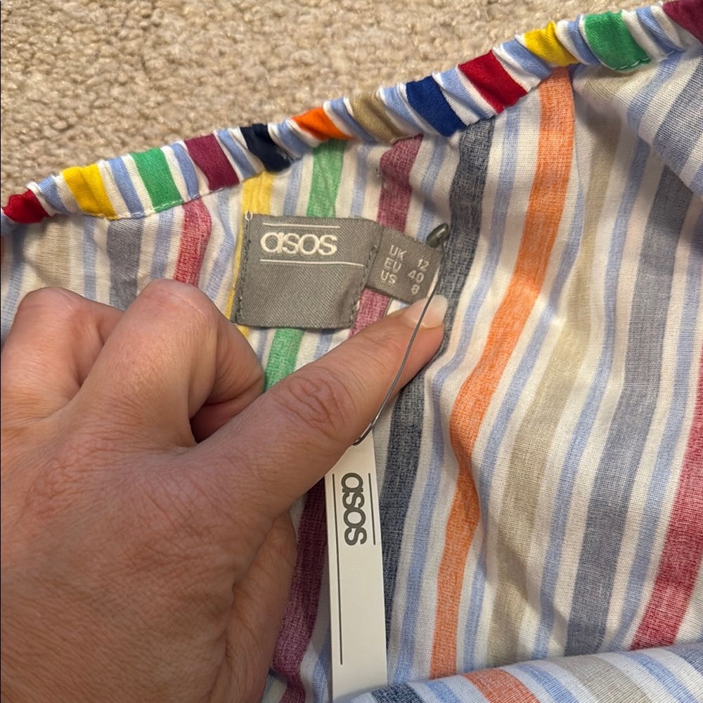 ASOS Multicolor Striped Dress - Picture 2 of 3